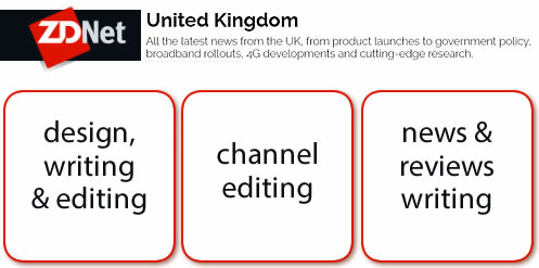 ZDNet UK / CNet, editor